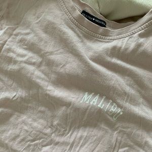 💕brandy melville malibu cropped baby tee💕